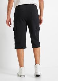 Långa sweatbermudas med cargofickor, normal passform, RAINBOW
