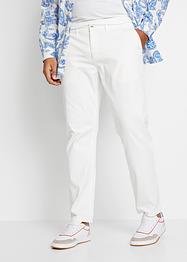 Stretchjeans, avslappnad passform, avsmalnande ben, RAINBOW