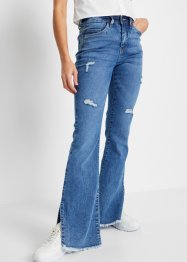 Vida jeans med slits, RAINBOW