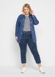 Straight jeans, mid waist, cropped stretch, John Baner JEANSWEAR