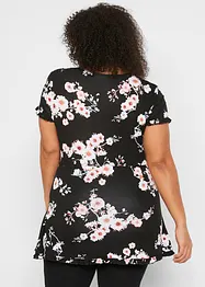 Blommig mamma-/amningstunika i viskos, bonprix