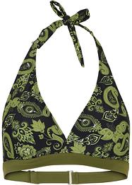 Halterneckbikiniöverdel i återvunnen polyamid, bpc bonprix collection
