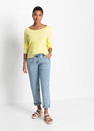 Avslappnade tunnformade jeans, RAINBOW