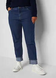 Korta boyfriendjeans med medelhög midja, bonprix