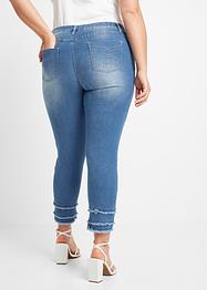 Stuprörsjeans med fransar, BODYFLIRT
