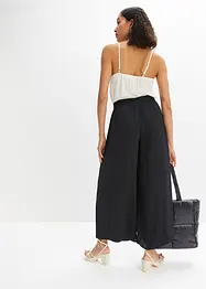 Culotter i följsam satin, bonprix