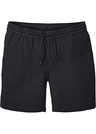 Långa muslinshorts, Regular Fit, bonprix