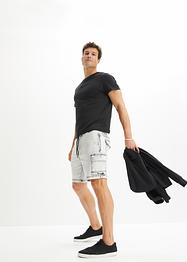 Stretchiga cargobermudas, avslappnad passform, RAINBOW
