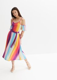 Mellanlång klänning med cut-outs, BODYFLIRT boutique