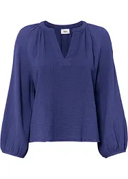 Muslinblus i oversizemodell av bomull, bonprix