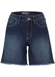 Stretchiga jeansshorts, Mid Waist, bonprix