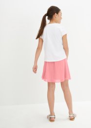 Topp + kjol för flickor (2 delar), bonprix