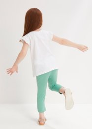 T-shirt + 3/4-leggings för flickor (2 delar), bpc bonprix collection