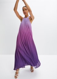 Plisserad klänning med olika färger, BODYFLIRT