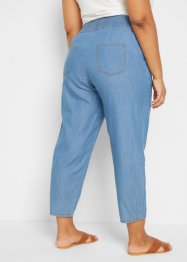 Dra på-jeans i tunn denim med bekväm midja, bpc bonprix collection