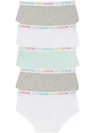 Hipstertrosa med mjuk bomull för barn (5-pack), bonprix