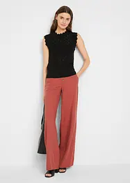 Slipover med virkad look, bonprix
