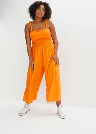 Jumpsuit med vida ben, bonprix