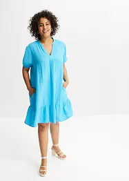 Miniklänning av muslin, bonprix