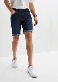 Stretchiga jeansbermudas, normal passform, John Baner JEANSWEAR
