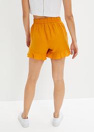 Korta vävda shorts med lyocell, RAINBOW