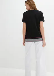 T-shirt i bomull med 2-i-1-look, John Baner JEANSWEAR