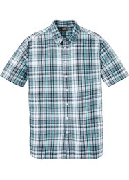 Kortärmad skjorta i bäckebölja med bekvämt snitt, bpc bonprix collection