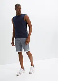 Trikåshorts med denimlook, bonprix