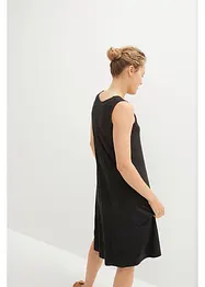 Jerseyklänning i följsam viskos, bonprix