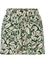 Mönstrade jerseyshorts av elastisk bomullsmix, bonprix