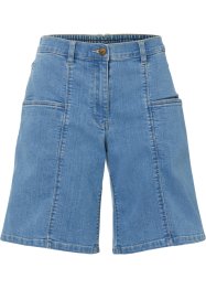 Jeansbermudas med stora fickor och bekväm midja, bpc bonprix collection