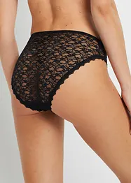 High Leg-maxitrosa med återvunnen spets (3-pack), bonprix