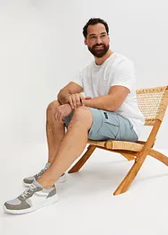 Dra på-bermudas i cargomodell med bekväm snitt, Regular Fit, bonprix