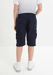 Cargobermudas i dra på-modell av ren bomull för barn, Regular Fit, bonprix