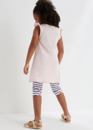 Jerseyklänning + 3/4-leggings för barn (2 delar), ekologisk bomull, bpc bonprix collection