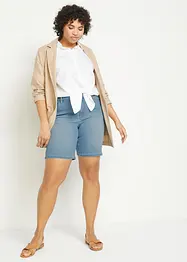 Straight Jeans Bermudas Mid Waist, bonprix