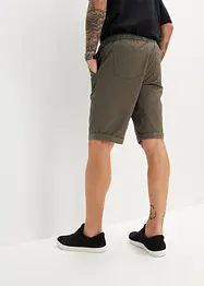 Dra på-bermudas i bomull, Regular Fit, bonprix