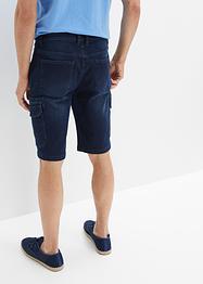 Jeansbermudas i stretch, normal passform, John Baner JEANSWEAR