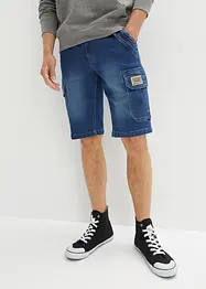 Jeansbermudas i stretch, normal passform, bonprix