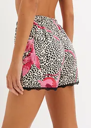 Shorts (2-pack) med tunn spets, bonprix