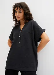 Muslinblus med korta ärmar, bonprix
