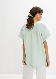 Muslinblus med korta ärmar, bonprix