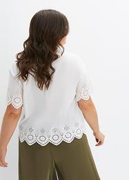 Blus med hålbroderi, BODYFLIRT