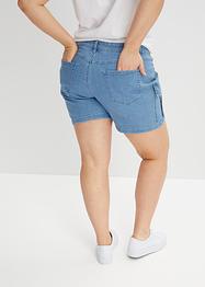 Jeansshorts med påsydda fickor, RAINBOW