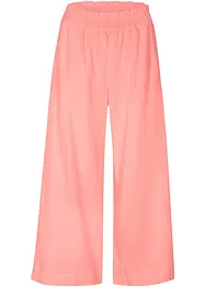 Vadlånga linneculotter, bonprix
