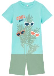 T-shirt och shorts för barn (2 delar) i ekologisk bomull, bpc bonprix collection
