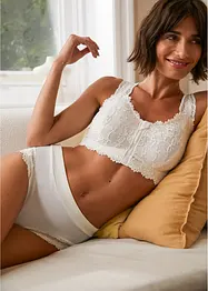 Bralette med framknäppning utan bygel, bonprix