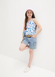 Cargobermudas i jeans för barn, John Baner JEANSWEAR