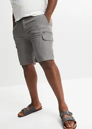 Cargobermudas i mikrofiber av återvunnen polyester med bekvämt snitt, normal passform, bonprix
