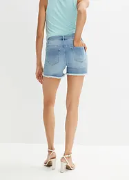 Jeansshorts med broderi, bonprix